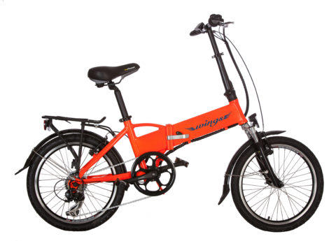 bici elettrica peler arancio